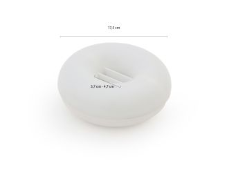 New Garden Lima LED-Sonnenschirmlampe aufladbar dimmbar ø 17,5 cm - Weiß