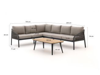 Manifesto Copparo Ecklounge-Set 3-teilig