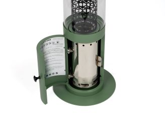 Monti HeatLine Ember Pellet Heizstrahler ø 24 cm (h: 58 cm) - Grün