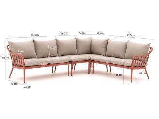 Manifesto Celante Ecklounge-Set 4-teilig 6-Sitzer