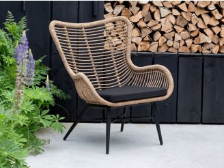 Intenso Rovello Gartensessel - Taupe - Beige - Braun - Polyrattan