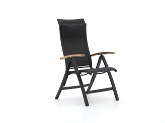Bellagio Lugo/Linosa 180 cm Gartenmöbel-Set 5-teilig verstellbar