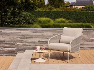 SUNS Dolce Gartensessel - Taupe - Beige - Braun - Rope (Seil)