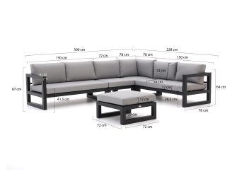 Forza Citerna Ecklounge-Set 5-teilig