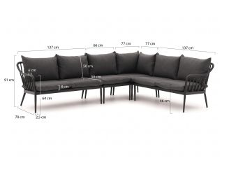 Manifesto Celante Ecklounge-Set 4-teilig 6-Sitzer