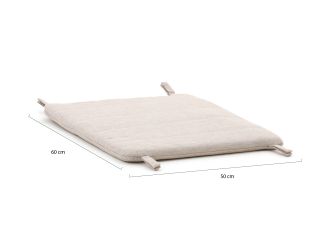 Apple Bee Kissen 50x60 cm für Hawaii Gartensessel/Gartenhocker - Natural