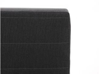 Fiber Outdoor Kissen Auflage Niedriglehner 92x46cm - Dunkelgrau Melange