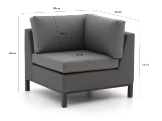 Il Tempo Di Sotto Lounge Eckelement 90 cm
