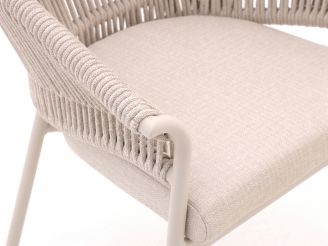 SUNS Santorini Gartenstuhl - Taupe - Beige - Braun - Rope (Seil)