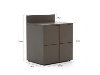 Kees Smit Brava Gartenschrank 82x64,5x101 cm - Green