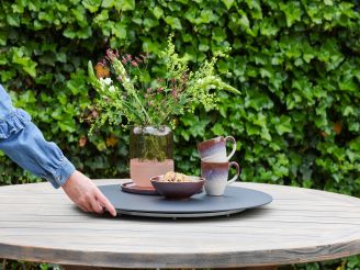 Manifesto Lazy Susan Drehtablett ø 65 cm - Charcoal