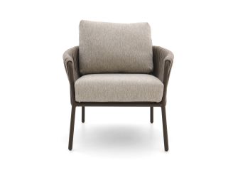 SUNS Fiave Low Dining Gartenstuhl - Taupe - Beige - Braun - Rope (Seil)