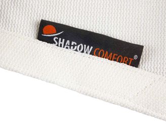 Shadow Comfort Sonnensegel Quadrat 500x500 cm - Arctic White
