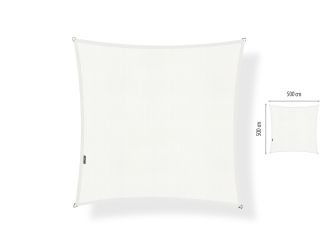 Shadow Comfort Sonnensegel Quadrat 500x500 cm - Arctic White