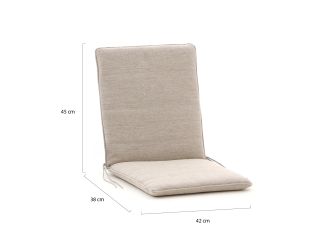 Auflage 83x42 cm für Klappstuhl Country/Leeds - Sand Melange
