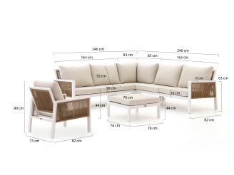 Manifesto Alzano Ecklounge-Set 5-teilig