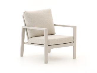 Manifesto Alzano/Cosiraw Sessel-Sofa-Lounge-Set mit Feuertisch 4-teilig
