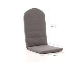Adirondack Auflage für Bearchair 128x48 cm - Grau Melange