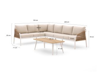 Manifesto Copparo Ecklounge-Set 3-teilig