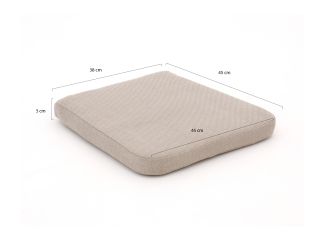 Sitzkissen für Asti Gartenstuhl - Sand Melange