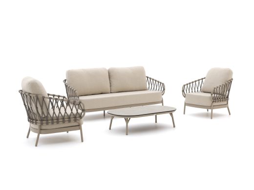 Tierra Outdoor Natal/Nora Sessel-Sofa Lounge-Set 4-teilig