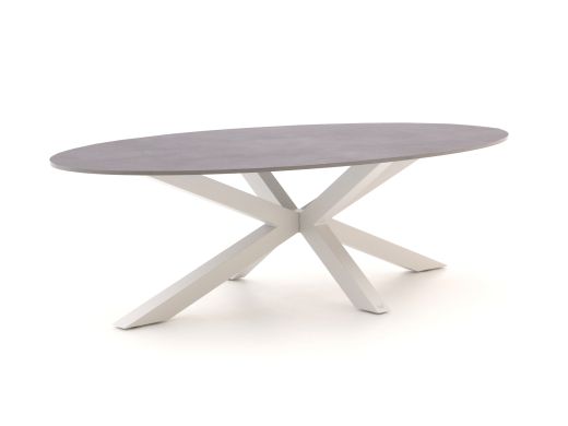 Bellagio Induno Ellips Gartentisch 280x130 cm