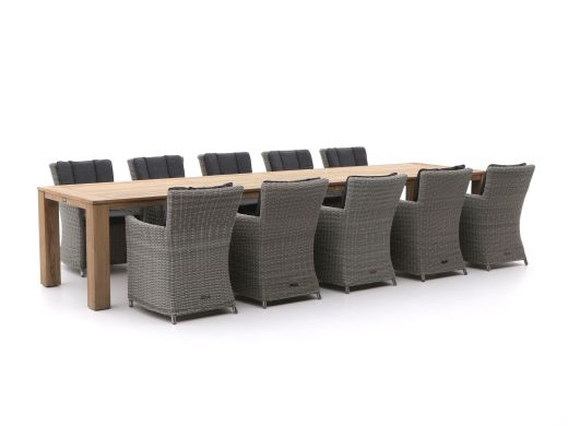 Intenso Adriano/ROUGH-X 400 cm Gartenmöbel-Set 11-teilig