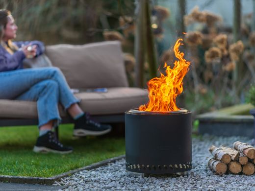 RedFire Volcano Pellet Feuerstelle L ø 3 8cm - Black