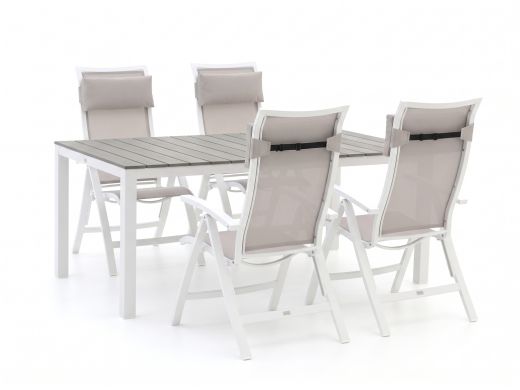 Bellagio Lugo/Fidenza 183 cm Gartenmöbel-Set 5-teilig verstellbar