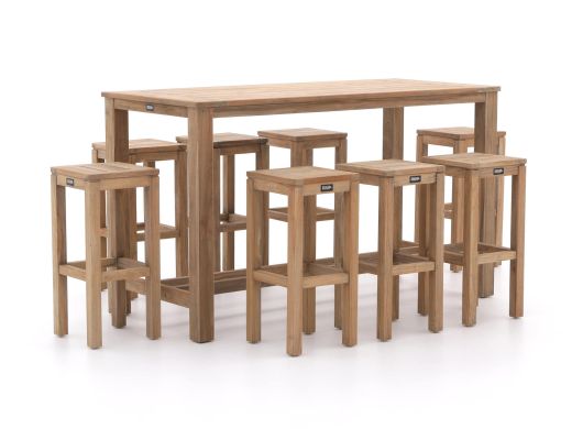 ROUGH-X 180 cm Gartenbar-Set 9-teilig