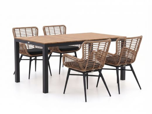 Intenso Asti/Fidenza 160 cm Gartenmöbel-Set 5-teilig