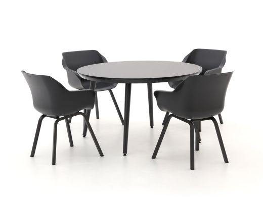 Hartman Sophie Element/Studio ø 128 cm Gartenmöbel-Set 5-teilig