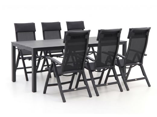 Bellagio Lugo/Menzano 220 cm Gartenmöbel-Set 7-teilig