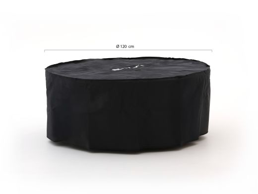 Cosiloft Lounge Feuertisch ø 120 cm (H: 50 cm) - Teakholz