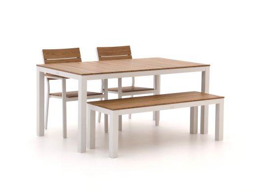 Bellagio Fidenza 160 cm Gartenmöbel-Set mit Sofa 4-Teilig Stapelbar