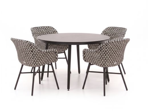 Hartman Delphine/Sophie Studio ø 128 cm Gartenmöbel-Set 5-teilig