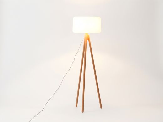 New Garden Chloe LED-Stehlampe für draußen dimmbar mit Kabel ø 43 cm (h: 140 cm)