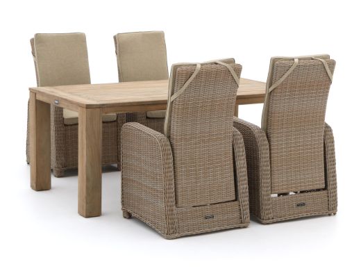 Intenso Umbria/ROUGH-X 180 cm Gartenmöbel-Set 5-teilig verstellbar