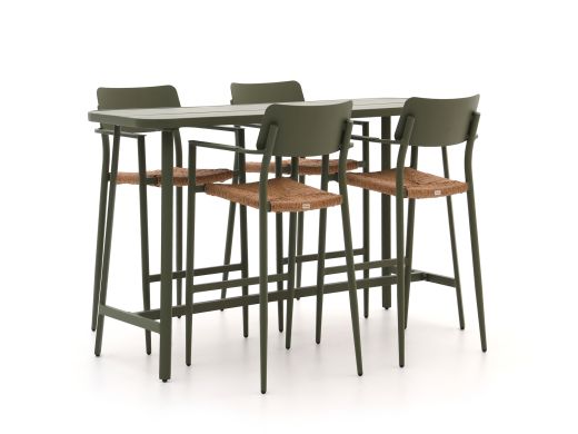 Bellagio Cino 175 cm Gartenbar-Set 5-Teilig Stapelbar