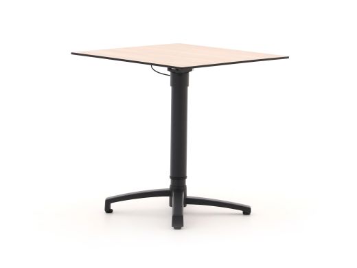Bellagio Canzo Klapptisch 70x70x73/109 cm verstellbar - Kunststoff