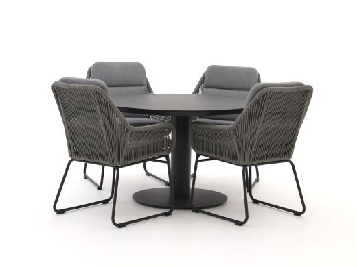 Intenso Isorella/La Fonte ø 120 cm Gartenmöbel-Set 5-teilig