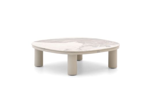 Bellagio Gorizia Lounge Gartentisch 90x90x27 cm - Sintered stone