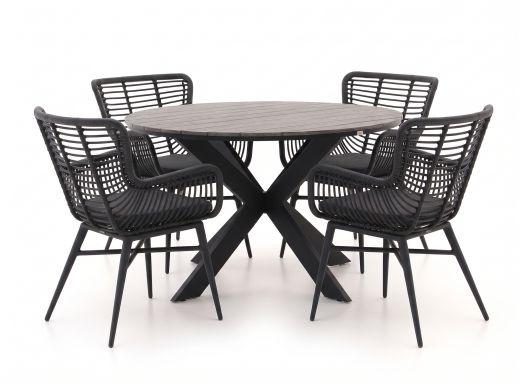 Intenso Asti/Fidenza ø 126 cm Gartenmöbel-Set 5-teilig
