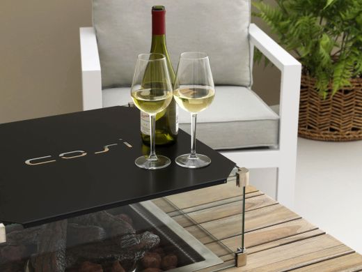 Cosi Coverplate für Square glass set size L - Black