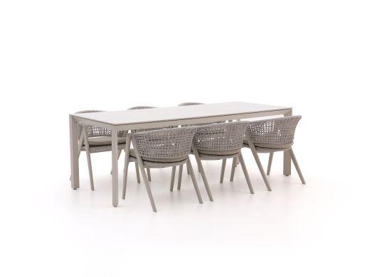Manifesto Valsecca/Sestino 220 cm Gartenmöbel-Set 7-teilig