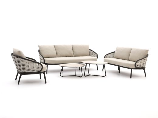 Apple Bee Pine Key Sessel-Sofa Lounge-Set 5-teilig 6-Sitzer