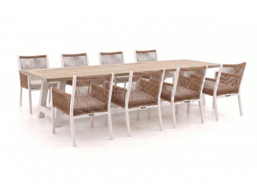 Manifesto Rivola/Bresimo 330 cm Gartenmöbel-Set 9-teilig