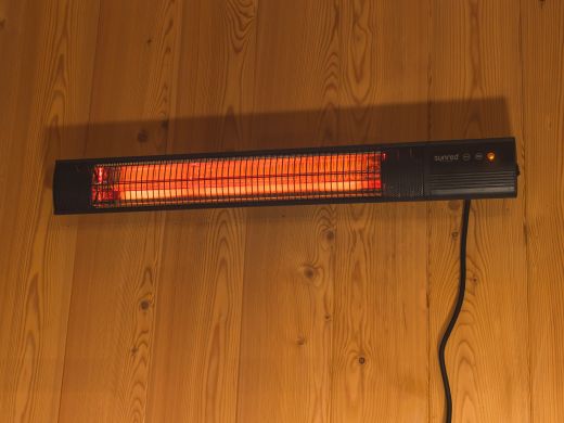 Sunred Dark Wand Heizstrahler 2500 Watt - Black