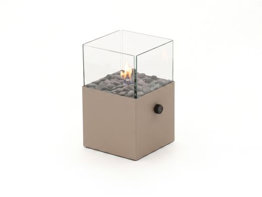 Cosiscoop Square Tischkamin 20x20 cm (h: 30 cm) - Sandy Beige