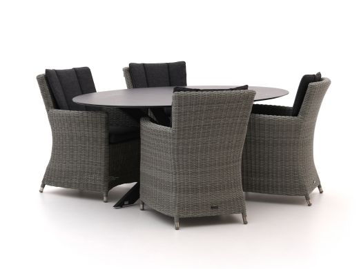 Intenso Adriano/Furato ellips 200 cm Gartenmöbel-Set 5-Teilig